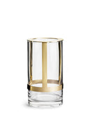 Hold kynttilälyhty/maljakko iso, kulta - Suomen Brodeeraus