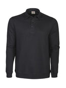 Homerun poloneck sweatshirt Black - Suomen Brodeeraus