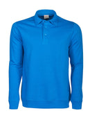 Homerun poloneck sweatshirt Ocean blue - Suomen Brodeeraus