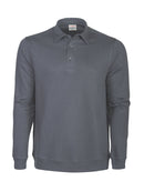 Homerun poloneck sweatshirt Steel grey - Suomen Brodeeraus