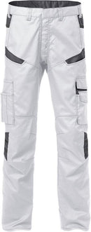 Housut 2552 STFP White/Grey - Suomen Brodeeraus