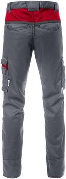 Housut 2555 STFP Grey/Red - Suomen Brodeeraus