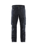 Housut denim stretch Mariininsininen - Suomen Brodeeraus