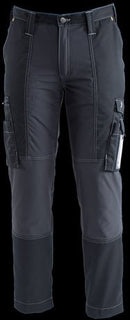 Housut FleX Stretch, miesten Musta - Suomen Brodeeraus