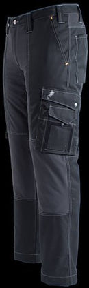 Housut FleX Stretch, miesten Musta - Suomen Brodeeraus