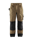 Housut Khaki/Musta - Suomen Brodeeraus