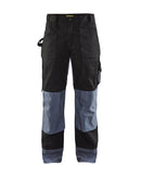 Housut Musta/Harmaa - Suomen Brodeeraus