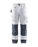 Housut Valkoinen/Harmaa - Suomen Brodeeraus