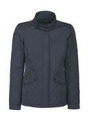 Huntingview Lady Quilted Jacket Navy - Suomen Brodeeraus