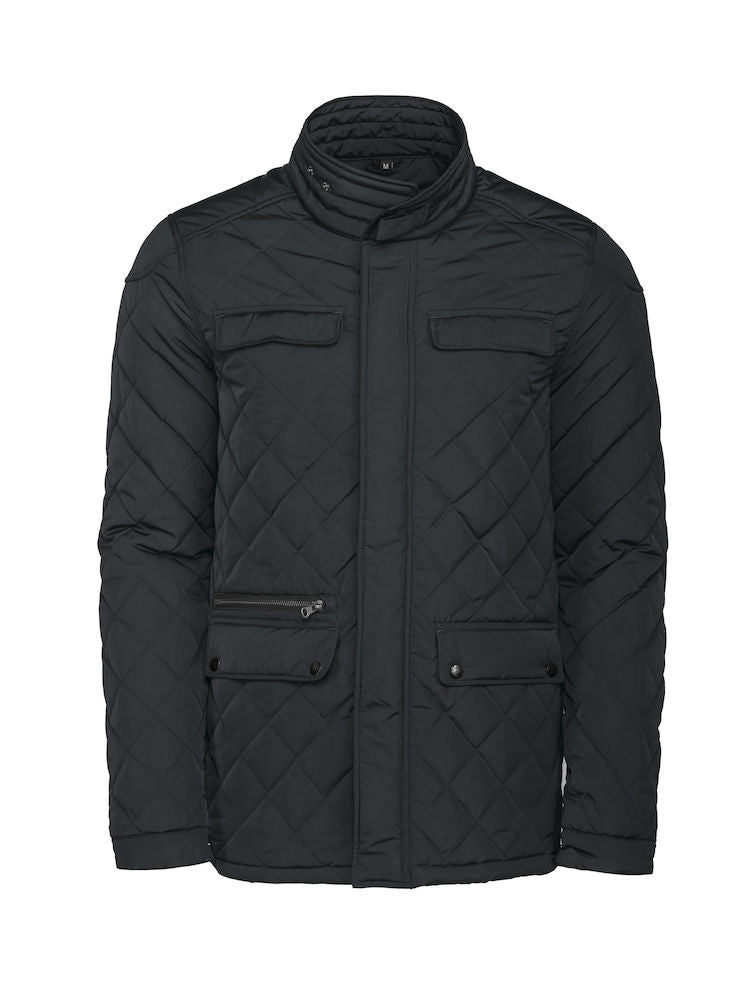 Huntingview Quilted Jacket Black - Suomen Brodeeraus