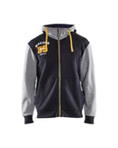 Huppari limited Tumma mariininsininen/Meleerattu harmaa - Suomen Brodeeraus