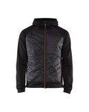 Hybridipaita Musta/Punainen - Suomen Brodeeraus