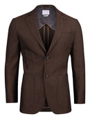 J.H&FROST CLUB BLAZER 30 BROWN MELANG - Suomen Brodeeraus