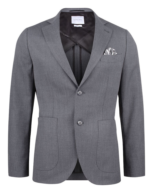 J.H&FROST CLUB BLAZER 30 GREY MELANGE - Suomen Brodeeraus