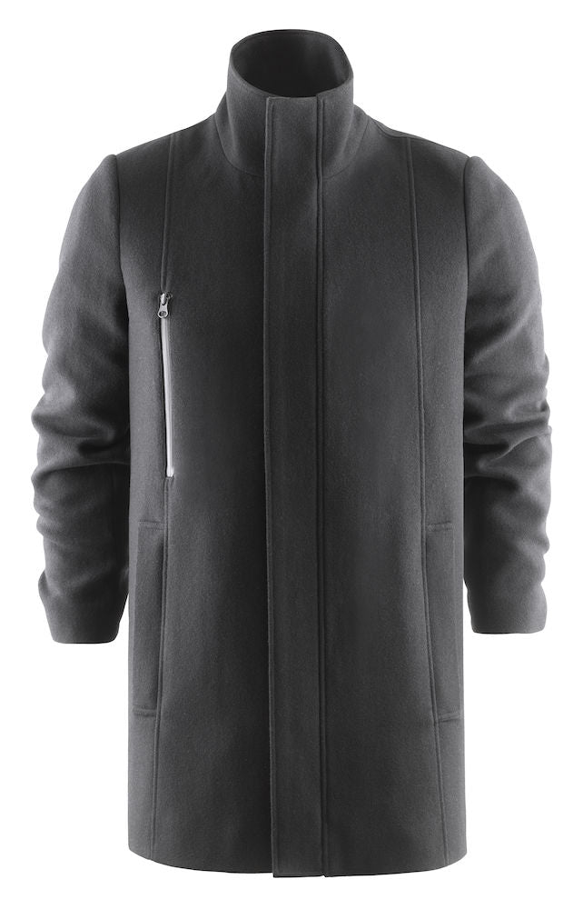 J.H&FROST HYBRID WOOL COAT Black - Suomen Brodeeraus