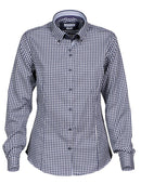 J.H&FROST PURPLE BOW 41 WOMAN Navy check - Suomen Brodeeraus