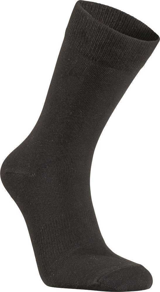 J.H&FROST SOCK 04 SOLID BLACK 40 - Suomen Brodeeraus