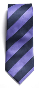 J.H&FROST TIE Navy/purple STRIPE - Suomen Brodeeraus