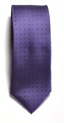 J.H&FROST TIE Purple/navy DOT - Suomen Brodeeraus