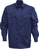 Kauluspaita, pitkät hihat Tummanharmaa - Suomen Brodeeraus