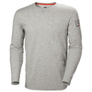 KENSINGTON LONGSLEEVE GREY MELANGE - Suomen Brodeeraus