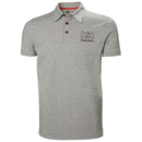 KENSINGTON POLO GREY MELANGE - Suomen Brodeeraus