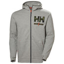 KENSINGTON ZIP HOODIE GREY MELANGE CAMO - Suomen Brodeeraus