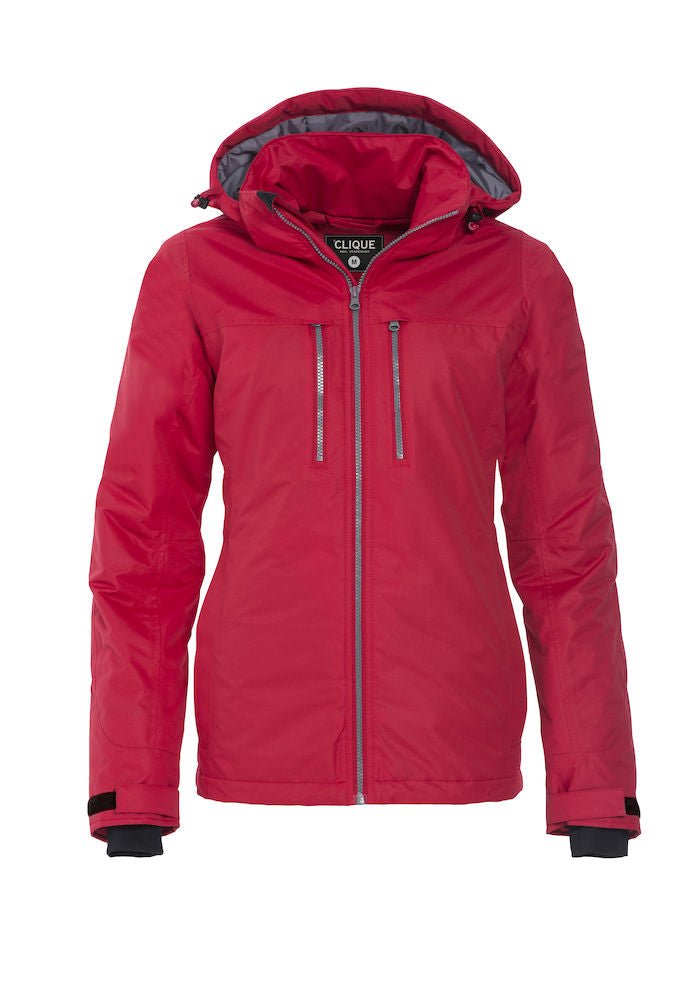 Kingslake ladies jacket Red - Suomen Brodeeraus