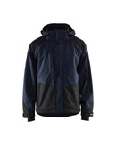 Kuoritakki Tumma mariininsininen/Musta - Suomen Brodeeraus