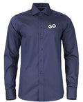 LetsGO J.H&FROST YELLOW BOW 50 SLIM Navy - Suomen Brodeeraus