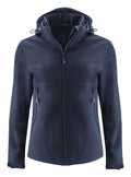 LODGETOWN WOMAN SOFTSHELL NAVY - Suomen Brodeeraus