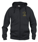 LOST TACOS BASIC HOODY FULL ZIP BLACK - Suomen Brodeeraus