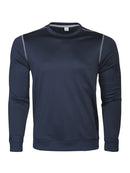 Marathon crewneck sweatshirt Navy - Suomen Brodeeraus