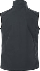 Miesten softshell-liivi CODE 1506 Tummanharmaa - Suomen Brodeeraus