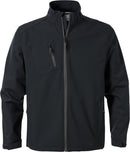 Miesten softshell-takki CODE 1476 Musta - Suomen Brodeeraus