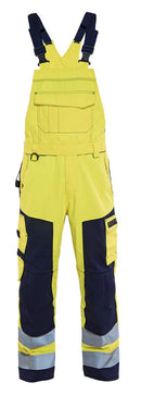 Multinorm lappuhaalari Huomio keltainen/Mariininsininen - Suomen Brodeeraus