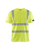 Multinorm t-paita Huomio keltainen - Suomen Brodeeraus