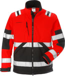 Naisten high vis softshell takki lk 2 4183 WYH Hi-Vis Red/Black - Suomen Brodeeraus