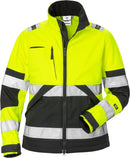 Naisten high vis softshell takki lk 2 4183 WYH Hi-Vis Yellow/Black - Suomen Brodeeraus