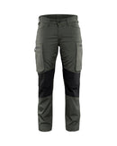 Naisten housut Stretch Army green/Musta - Suomen Brodeeraus