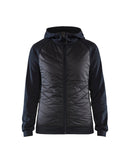 Naisten hybridipaita Tumma mariininsininen/Musta - Suomen Brodeeraus