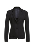 NAISTEN LIBRA SLIM FIT JERSEY STRETCH JACKET Musta - Suomen Brodeeraus