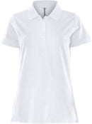 Naisten pikeepaita, heavy CODE 1723 Valkoinen - Suomen Brodeeraus