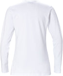 Naisten pitkähihainen T-paita, CODE 1927 Valkoinen - Suomen Brodeeraus