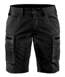 Naisten shortsit stretch Musta - Suomen Brodeeraus