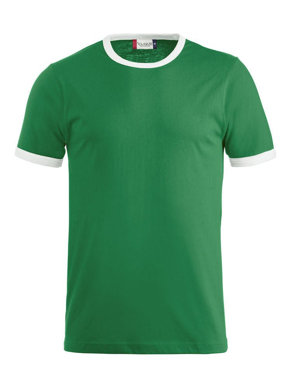 Nome T-shirt green/white - Suomen Brodeeraus