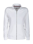 Novahill Lady sweatjacket White - Suomen Brodeeraus