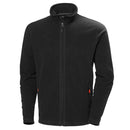 OXFORD LIGHT FLEECE JACKET BLACK - Suomen Brodeeraus