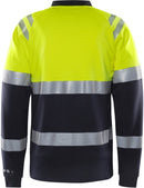 Palosuojattu flamestat high vis pitkähihainen t-paita LK 1 7107 TFL Hi-Vis Yellow/Navy - Suomen Brodeeraus