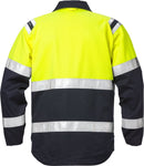 Palosuojattu Flamestat high vis takki lk.2, 4176 ATHS Hi-Vis Yellow/Navy - Suomen Brodeeraus